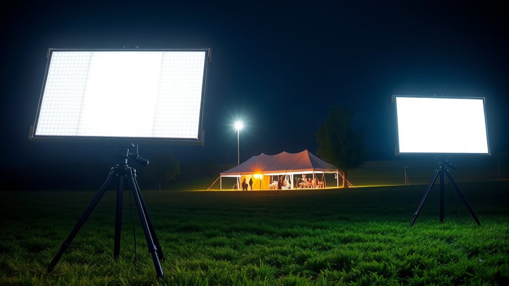 outdoor event lighting considerations