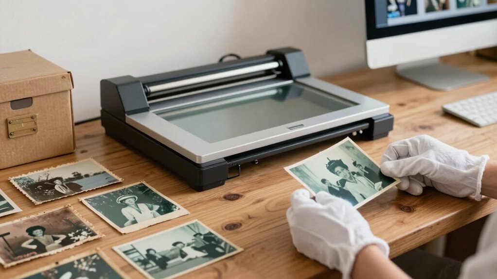 photo cleaning and organization