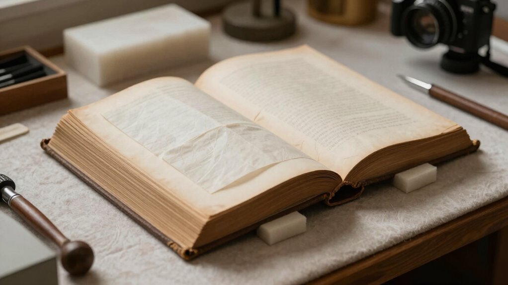 prepare and protect books