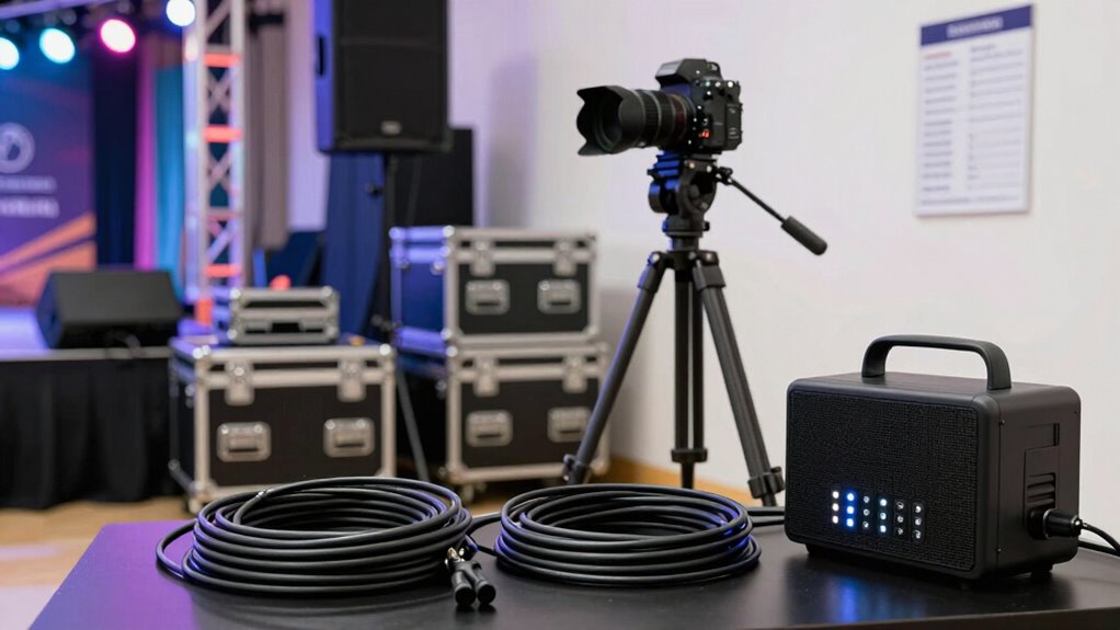 proper equipment setup and testing
