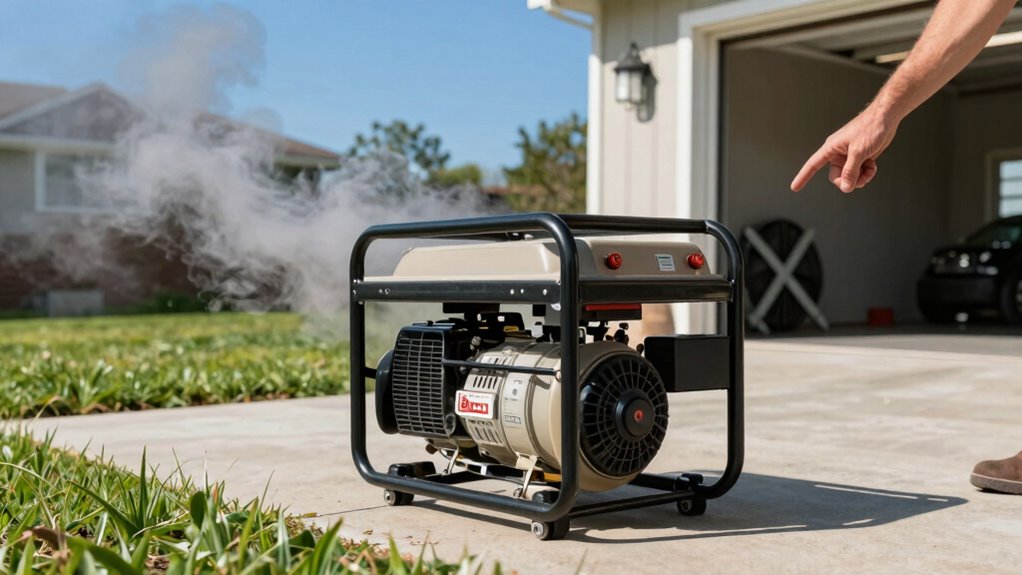 proper outdoor generator ventilation