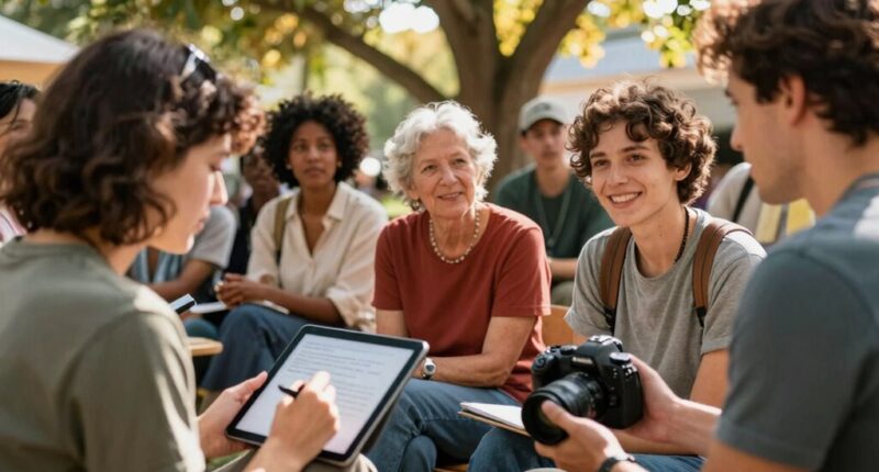 quick respectful caption creation