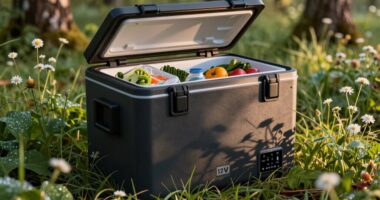 safe 12v fridge usage