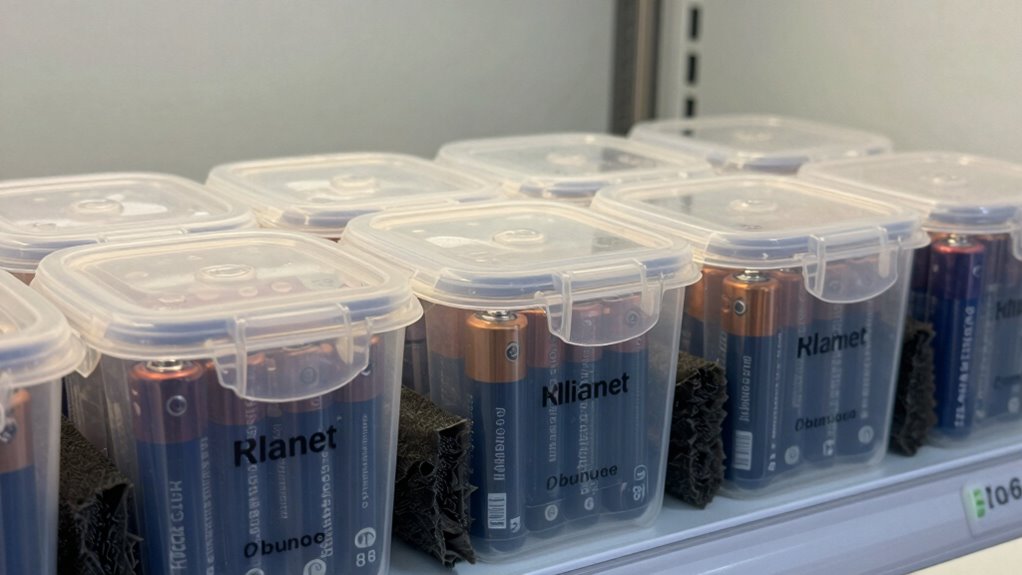 secure ventilated battery storage