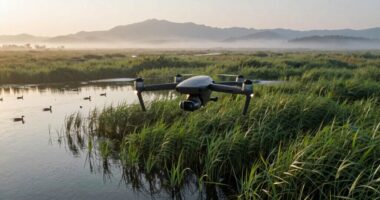 silent drone wildlife monitoring