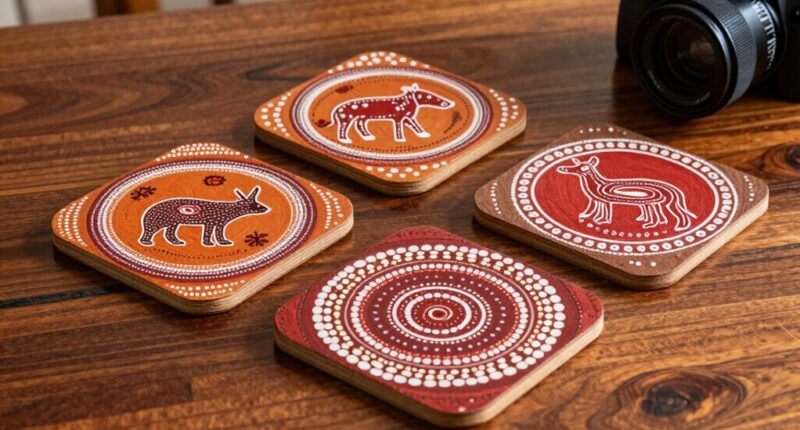 top aboriginal art coaster picks