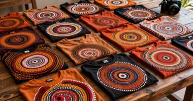 top aboriginal art t shirts
