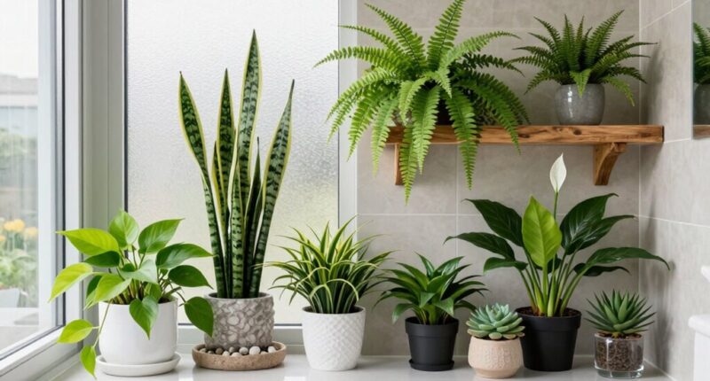 top bathroom plant choices
