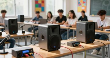 top classroom powered speakers