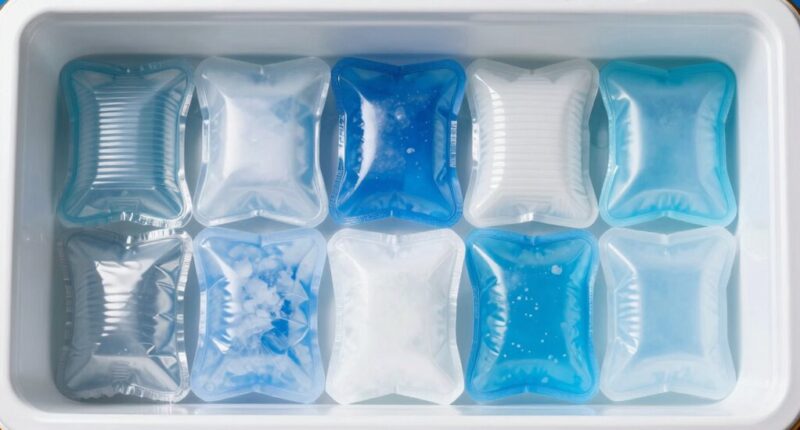 top cooler ice packs