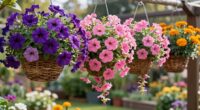 top hanging basket flower picks
