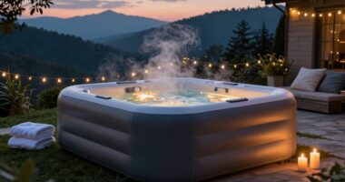 top inflatable hot tubs