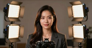 top led interview lighting