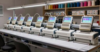 top multi needle embroidery machines