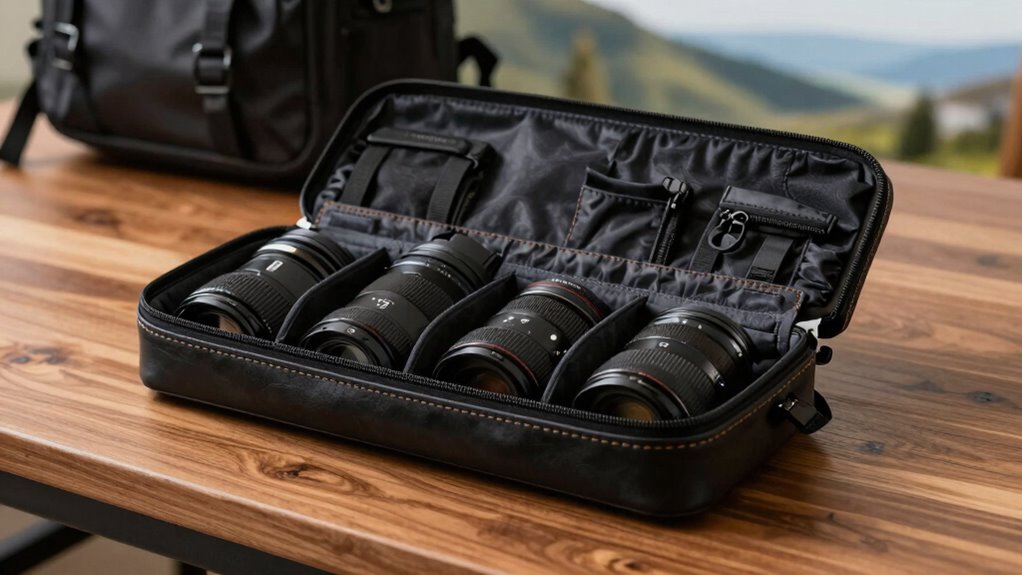 travel lens organizer considerations