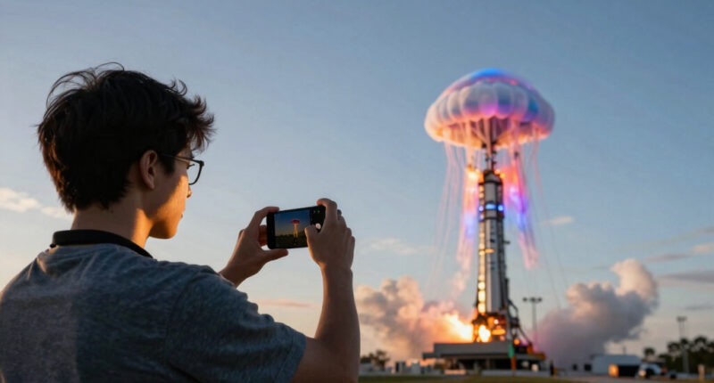 Florida SpaceX launch makes ‘space jellyfish’ effect in sky. Here’s the science behind it.
