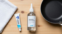 Glue Bonds To Nonstick Surfaces And Wipes Clean With Ethanol