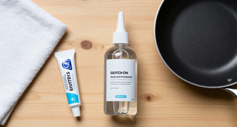 Glue Bonds To Nonstick Surfaces And Wipes Clean With Ethanol