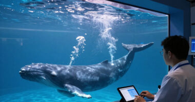 Sperm Whales Blow Bubbles To Achieve Restful, Vertical Sleep