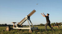 Tom Stanton's Supersonic Trebuchet Breaks Sound Barrier With Gravity Alone