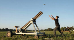 Tom Stanton's Supersonic Trebuchet Breaks Sound Barrier With Gravity Alone
